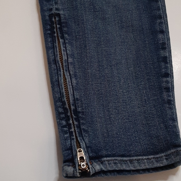 J Brand Capri Ankle Zipper Indigo - Picture 7 of 8